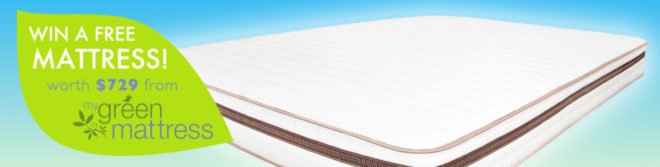 Inhabitat My Green Mattress giveaway, mattress giveaway, product giveaway, giveaways, green mattress, eco mattress, organic mattress, safe mattress, flame retardants, toxic mattress, dangerous mattress, healthy mattress, mattress safety
