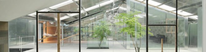 O-office Architects, work studios, plant house, green work-studio, green offices, garden office space, green work space, plants for office space, locally-sourced materials, timber and glass buildings, Guangzhou plant house, Chinese architecture, plant infused buildings, garden space, urban gardens, greenhouse, reformed greenhouse