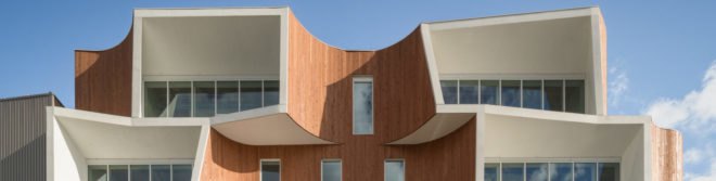 One North by Holst Architecture, sustainable architecture in portland, eco-friendly office in Portland, Gaudí inspired architecture, low carbon architecture Portland, One North office buildings
