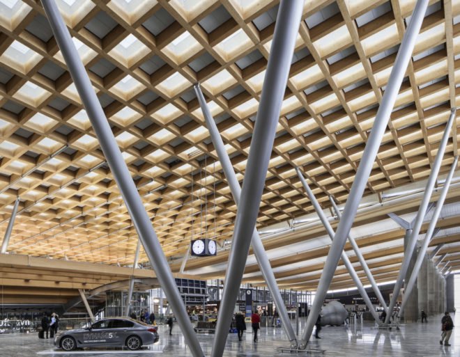 Oslo Airport by Nordic Office of Architecture, Oslo Airport expansion by Nordic Office of Architecture, sustainable airports, eco-friendly airport design, BREEAM airport, BREEAM Excellence in Oslo, snow as coolant, energy efficient airport terminal, world’s greenest airport terminal, airport energy consumption