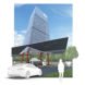 Ennead Lab car changing station, Ennead Architects, electric car charging tower, Shanghai charging tower, roadside architecture, stack-parking technologies, electric cars, urban design, urban charging stations, charging towers shanghai