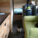 School bus cabin, cabin on wheels, tiny home on wheels, renovated bus, converted schoolbus, off grid tiny home, minimal living, bus living, converted bus, cabin bus, bus living, tiny home living, skoolies, skoolie design