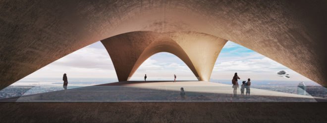 Drone Skystation, kayak architects, drones, New York, green transportation, 3d printing, 3d printed architecture, solar power, solar cells, Perovskite, green architecture, ecological footprint, low environmental footprint