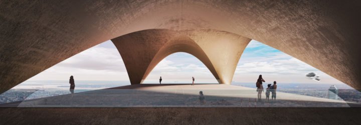 Drone Skystation, kayak architects, drones, New York, green transportation, 3d printing, 3d printed architecture, solar power, solar cells, Perovskite, green architecture, ecological footprint, low environmental footprint