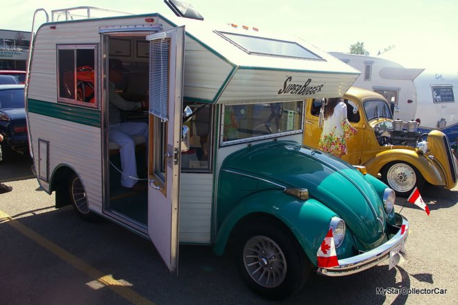 Super Bugger, bug camper, Volkswagen, Volkswagen Beetle, Volkswagen Bug, camper, campers, RV, RVs, hybrid RV, hybrid RVs, automobile, automobiles, vehicle, vehicles, automotive, car show