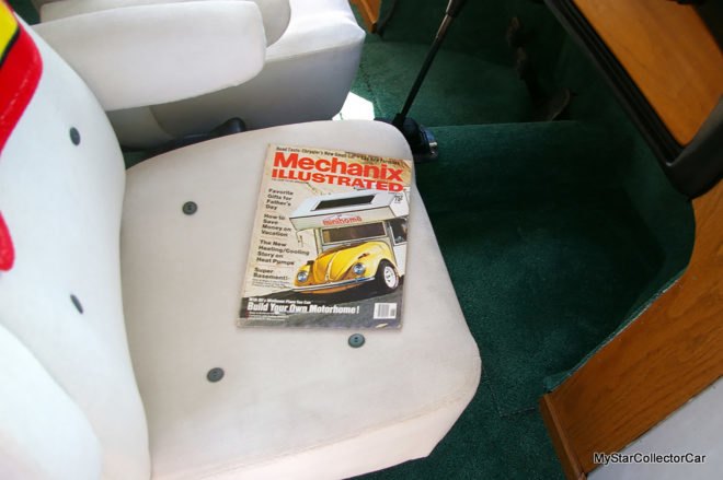 Super Bugger, bug camper, Volkswagen, Volkswagen Beetle, Volkswagen Bug, camper, campers, RV, RVs, hybrid RV, hybrid RVs, automobile, automobiles, vehicle, vehicles, automotive, car show, interior