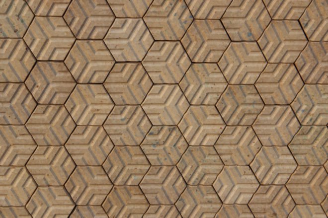 TRASHPRESSO, TRASHPRESSO by Miniwiz, Miniwiz, recycle, recycled, recycling, recycling plant, recycled materials, plastic, fabric, waste, garbage, trash, architectural tiles, architectural tile, tiles, tile, plant, mobile recycling plant, mobile, off-grid recycling plant, off-grid, solar, solar power, solar energy, solar panels, waste disposal
