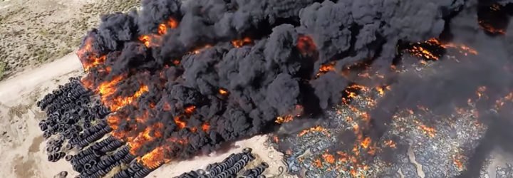 Texas, Odessa, tire, tires, tire fire, tire fires, fire, fires, environment, pollution, air pollution, smoke, black smoke, pollutants, toxic pollutants, toxic pollution, EPA, Environmental Protection Agency