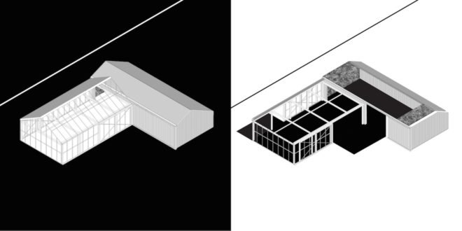 The Iceman barns by Instability We Trust, The Iceman workshop, The Iceman workspaces, The Iceman barns, adaptive reuse barns into workspaces, solar-powered barn workspaces, The Iceman in Barneveld