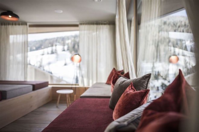 Tofana Hotel by NOA, Tofana Hotel architecture, Tofana Hotel in the Dolomites, Dolomite contemporary architecture, Badia Valley, hotel with natural materials, mountain-inspired architecture