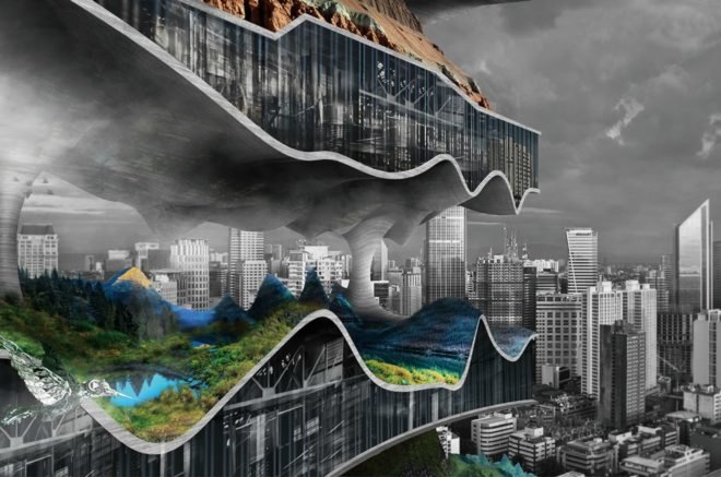 Vertical Factories in Megacities, vertical skyscrapers, green architecture, green cities, urban design, futuristic urban design, green skyscrapers, sustainable architecture, sustainable building, carbon dioxide, clean energy, evolo skyscraper competition, vertical buildings, large scale composting, urban design megacities, futuristic designs, green factories
