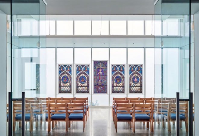 Westport Presbyterian Church restoration, Westport Presbyterian Church in Kansas City, Westport Presbyterian Church renovation by BNIM, Westport Presbyterian Church fire, Westport Presbyterian Church Kansas City AIA award, renovated church architecture,
