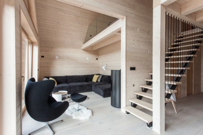 Wooden House by studio PIKAPLUS, wooden home, compact timber cabin, tiny beautiful architecture, beautiful cabin design, tiny timber cabin, Slovenian cabins, contemporary cabin design,