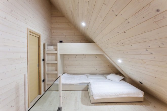 Wooden House by studio PIKAPLUS, wooden home, compact timber cabin, tiny beautiful architecture, beautiful cabin design, tiny timber cabin, Slovenian cabins, contemporary cabin design,