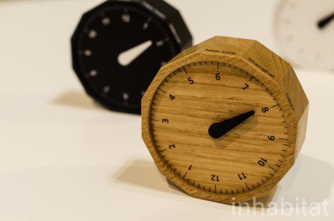 Clock, Masafumi Ishikawa, World Clock, time zone, world time, Japanese design, wooden clock, Milan Design Week, Lexus Design Award, product design, travel clock