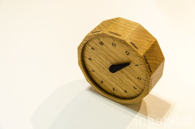 Clock, Masafumi Ishikawa, World Clock, time zone, world time, Japanese design, wooden clock, Milan Design Week, Lexus Design Award, product design, travel clock