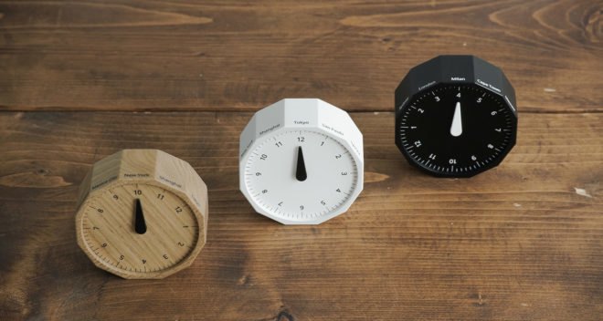 Clock, Masafumi Ishikawa, World Clock, time zone, world time, Japanese design, wooden clock, Milan Design Week, Lexus Design Award, product design, travel clock