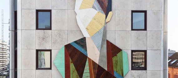 Strook, Strook Wood Portraits, street art, urban art, reclaimed wood art, reclaimed wood diy, reclaimed wood street art, geometric portraits, wooden portraits, geometric street art, portraits, sculpture, street art, wooden art,