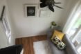 Bright Modern Tiny House, tiny house design, tiny home, diy tiny home, tiny homes for sale, modern tiny home, space saving furniture, minimal living, custom tiny homes,