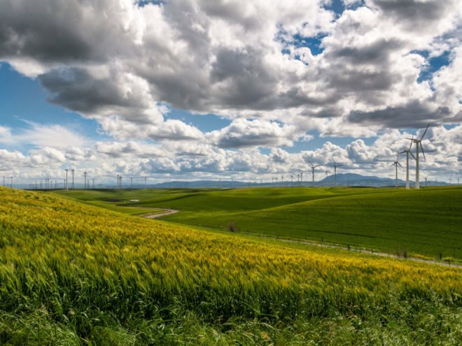 wind power, Scotland, wind farms, public housing, renewable energy, clean energy