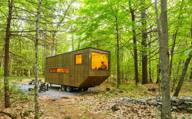 Getaway, getaway cabins, Getaway at Gateway, tiny house startups, tiny house design, Gateway National Recreation Area, nyc gateway park, national parks, tiny home exhibition nyc, nyc tiny homes, off grid cabins, cabin designs