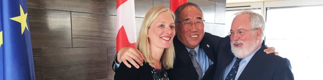 Climate change, climate action, climate leadership, Paris agreement, Paris climate agreement, Paris climate change agreement, Paris deal, Canada, China, European Union, EU, pact, Catherine McKenna, Xie Zhenhua, Miguel Arias Canete