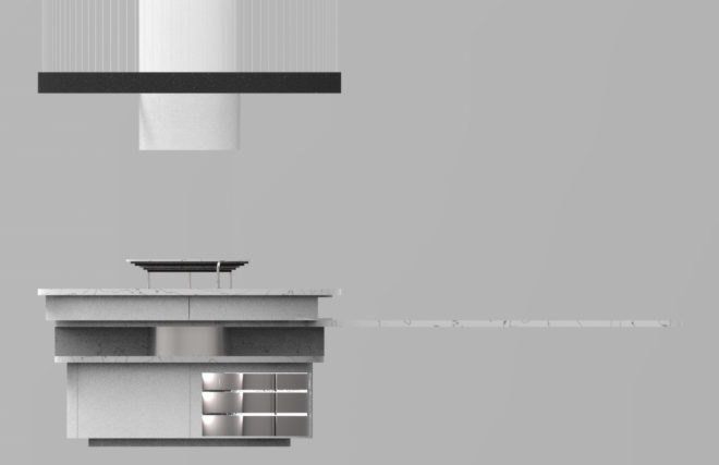 Future Kitchen by Caesarstone and Pratt Institute, Future Kitchen by Marc Thorpe and Pratt Institute, Pratt Institute WantedDesign Future Kitchen 2050, WantedDesign and Pratt Institute, Pratt Institute student kitchen design, sustainable kitchen design, zero waste kitchen design,