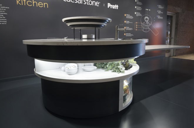 Future Kitchen by Caesarstone and Pratt Institute, Future Kitchen by Marc Thorpe and Pratt Institute, Pratt Institute WantedDesign Future Kitchen 2050, WantedDesign and Pratt Institute, Pratt Institute student kitchen design, sustainable kitchen design, zero waste kitchen design,