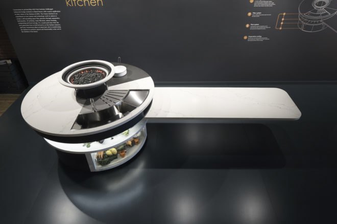 Future Kitchen by Caesarstone and Pratt Institute, Future Kitchen by Marc Thorpe and Pratt Institute, Pratt Institute WantedDesign Future Kitchen 2050, WantedDesign and Pratt Institute, Pratt Institute student kitchen design, sustainable kitchen design, zero waste kitchen design,