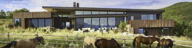 Gambel Oaks Ranch by CCY Architects, Gambel Oaks Ranch in Colorado, LEED Gold Colorado home, LEED Gold housing, ground source heat pump for homes, energy saving Colorado home, green homes in Colorado