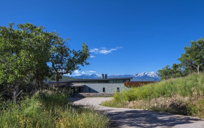 Gambel Oaks Ranch by CCY Architects, Gambel Oaks Ranch in Colorado, LEED Gold Colorado home, LEED Gold housing, ground source heat pump for homes, energy saving Colorado home, green homes in Colorado