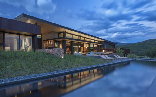 Gambel Oaks Ranch by CCY Architects, Gambel Oaks Ranch in Colorado, LEED Gold Colorado home, LEED Gold housing, ground source heat pump for homes, energy saving Colorado home, green homes in Colorado