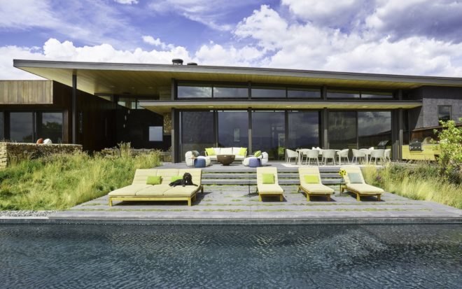Gambel Oaks Ranch by CCY Architects, Gambel Oaks Ranch in Colorado, LEED Gold Colorado home, LEED Gold housing, ground source heat pump for homes, energy saving Colorado home, green homes in Colorado