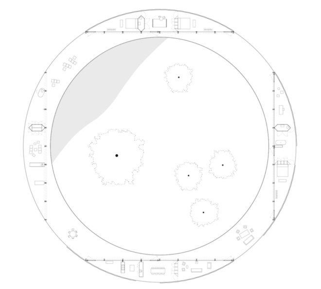 Solo Houses, Office KGDVS, Christian Bourdais, circular homes, round homes, round buildings, forest homes, forest living, off grid retreats, round home design, circular home design, glass homes, spanish architecture, concrete homes, interior design, off grid living, spanish retreats, Matarraña homes,