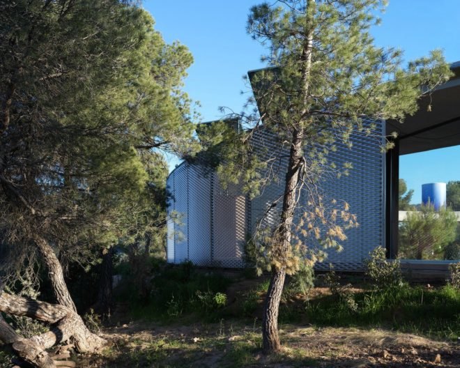 Solo Houses, Office KGDVS, Christian Bourdais, circular homes, round homes, round buildings, forest homes, forest living, off grid retreats, round home design, circular home design, glass homes, spanish architecture, concrete homes, interior design, off grid living, spanish retreats, Matarraña homes,