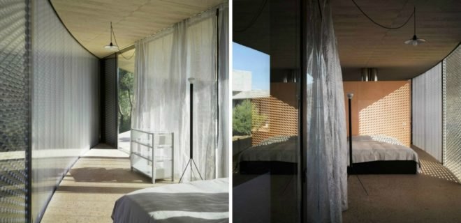 Solo Houses, Office KGDVS, Christian Bourdais, circular homes, round homes, round buildings, forest homes, forest living, off grid retreats, round home design, circular home design, glass homes, spanish architecture, concrete homes, interior design, off grid living, spanish retreats, Matarraña homes,