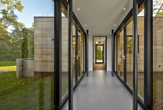 Pointe Cabin by Superkül architects, Pointe Cabin on Lake Simcoe, retreat within a retreat architecture, prefabricated cabin, factory built cabin, pre built cabin, prefabricated architecture, timber cabin in Ontario