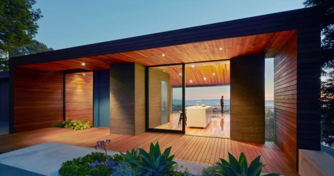 Skyline House, Terry & Terry Architecture, Oakland, San Francisco, wooden structure, natural ventilation, green architecture, panoramic views, open-plan layout