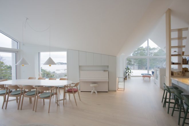 Stormvillan by Mer Arkkitehdit, Stormvillan in Finland, Stormvillan in Hanko, Contemporary Finnish architecture, Finnish coastal architecture, coastal home with views in Hanko