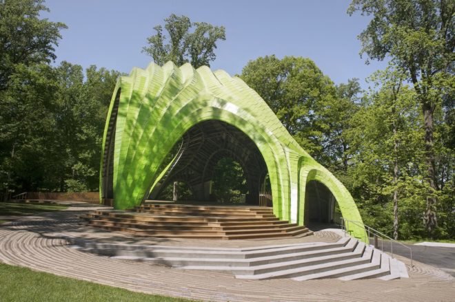 The Chrysalis by THEVERYMANY, Merriweather Park amphitheater, Merriweather Park The Chrysalis, The Chrysalis Maryland, The Chrysalis by Zahner, THEVERYMANY in Maryland,