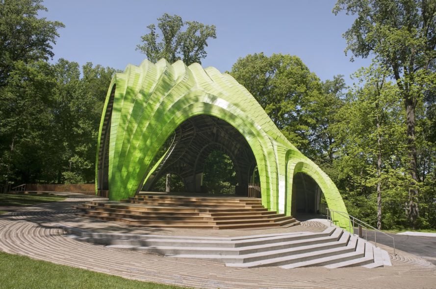 The Chrysalis by THEVERYMANY, Merriweather Park amphitheater, Merriweather Park The Chrysalis, The Chrysalis Maryland, The Chrysalis by Zahner, THEVERYMANY in Maryland,
