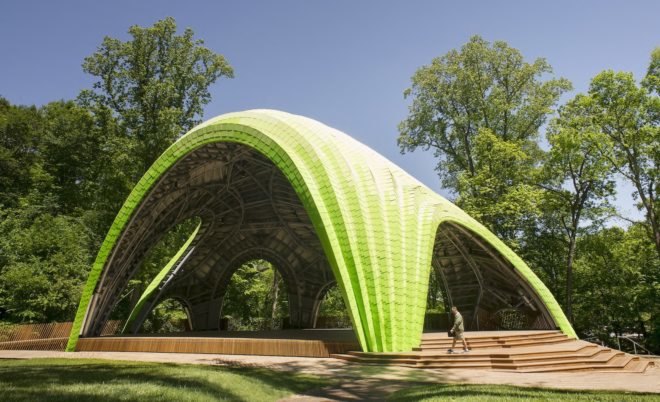 The Chrysalis by THEVERYMANY, Merriweather Park amphitheater, Merriweather Park The Chrysalis, The Chrysalis Maryland, The Chrysalis by Zahner, THEVERYMANY in Maryland,