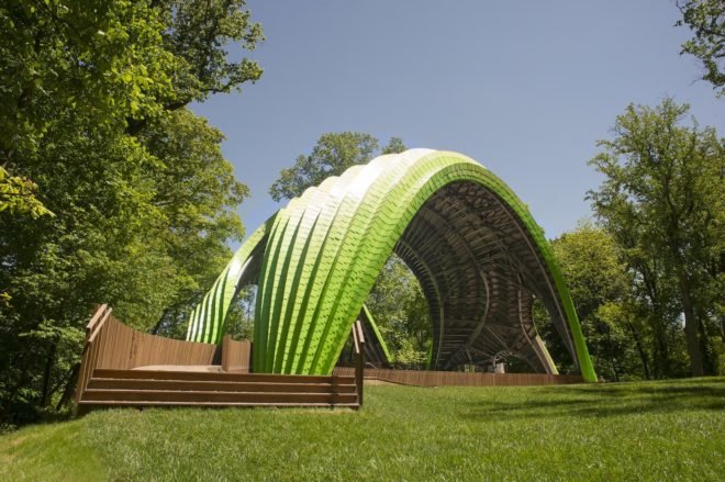 The Chrysalis by THEVERYMANY, Merriweather Park amphitheater, Merriweather Park The Chrysalis, The Chrysalis Maryland, The Chrysalis by Zahner, THEVERYMANY in Maryland,