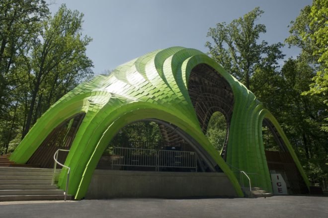 The Chrysalis by THEVERYMANY, Merriweather Park amphitheater, Merriweather Park The Chrysalis, The Chrysalis Maryland, The Chrysalis by Zahner, THEVERYMANY in Maryland,