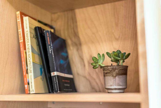 Tumbleweeds Roanoke Tiny Home, Roanoke Tiny Home, Tumbleweed Home, tiny home living, tiny home design, tiny home roanoke, tiny cabin design, wood paneling, wooden cabins, storage space tiny homes, off grid cabins, off grid living