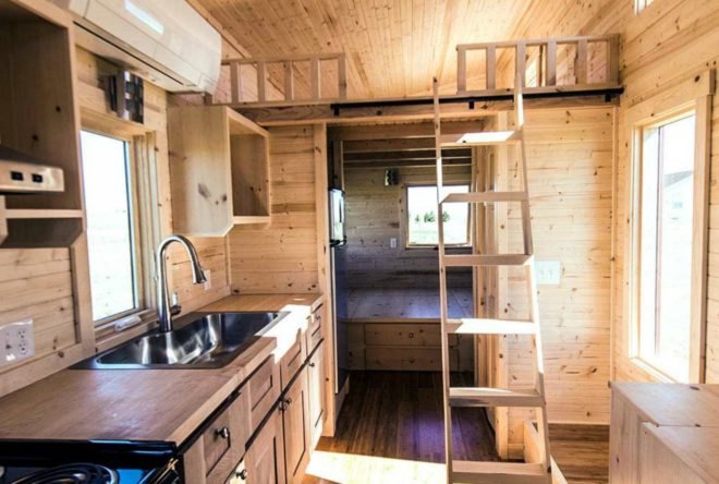 Tumbleweeds Roanoke Tiny Home, Roanoke Tiny Home, Tumbleweed Home, tiny home living, tiny home design, tiny home roanoke, tiny cabin design, wood paneling, wooden cabins, storage space tiny homes, off grid cabins, off grid living