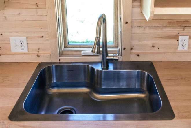 Tumbleweeds Roanoke Tiny Home, Roanoke Tiny Home, Tumbleweed Home, tiny home living, tiny home design, tiny home roanoke, tiny cabin design, wood paneling, wooden cabins, storage space tiny homes, off grid cabins, off grid living