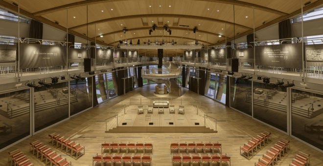 UniCredit Pavilion, aMDL Michele De Lucchi Studio, timber pavilion, Milan, pavilion, solar power, LEED Gold certification, green architecture, mixed-use building, multipurpose auditorium, public spaces, exhibition spaces