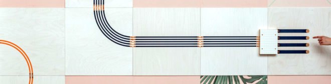 UMProject, Conductive Wallpaper, flavor paper, interior design, wallpaper, conductive wallpaper, unique wallpaper, embedded circuitry wall coverings, wall design, quirky wallpaper, wallpaper design, funky wall paper, interactive wall decor, wall circuitry, interior decor, human circuit boards