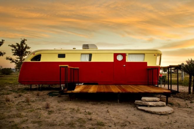El Cosmico Trailer Park, restored trailers, retro trailer park, el cosmic trailer homes, restored trailer parks, off grid living, marfa, texas, marfa trailer park, off grid trailers, trailer conversions, van conversions, nomadic living, yurts in marfa, camping in marfa, trailer rentals marfa